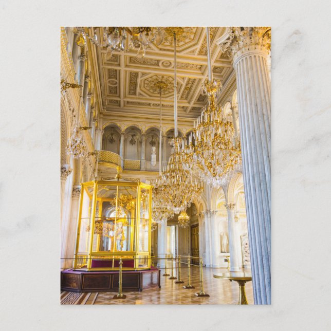 Postal Museo estatal de la ermita de San Petersburgo Rusi (Anverso)