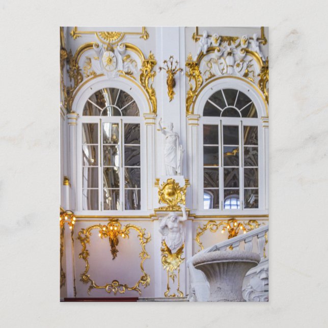 Postal Museo estatal de la ermita de San Petersburgo Rusi (Anverso)