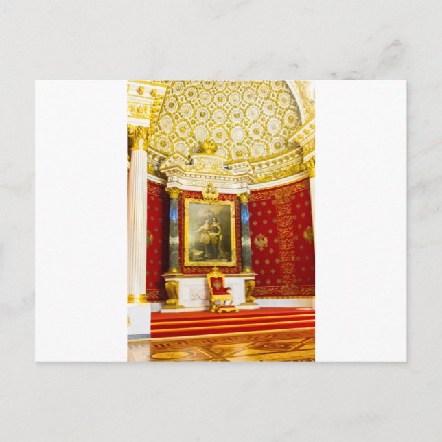 Postal Museo estatal de la ermita de San Petersburgo Rusi (Anverso)