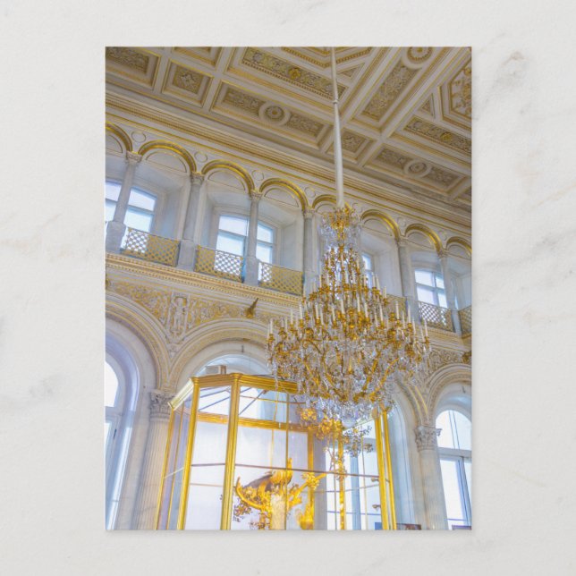 Postal Museo estatal de la ermita de San Petersburgo Rusi (Anverso)