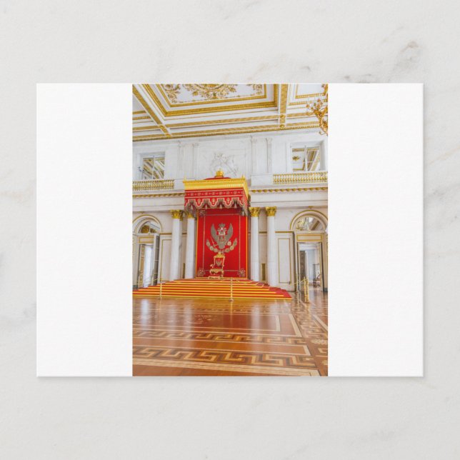 Postal Museo estatal de la ermita de San Petersburgo Rusi (Anverso)