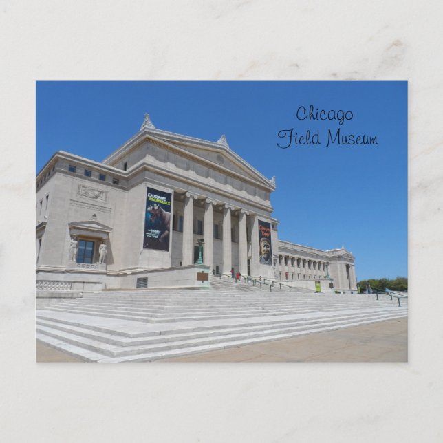 Postal Museo Field de Chicago (Anverso)