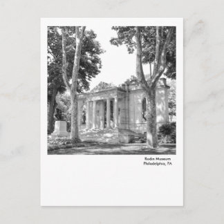 Postal Museo Filadelfia Postcard-Rodin