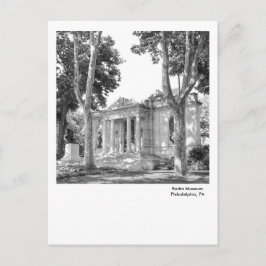 Postal Museo Filadelfia Postcard-Rodin