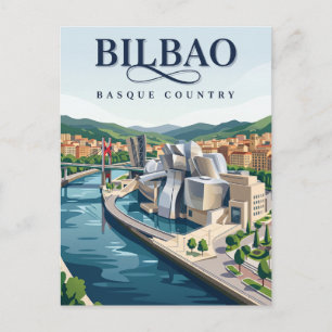 Postal Museo Guggenheim Bilbao España