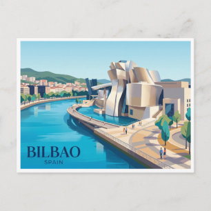 Postal Museo Guggenheim Bilbao España