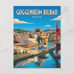 Postal Museo Guggenheim Bilbao España