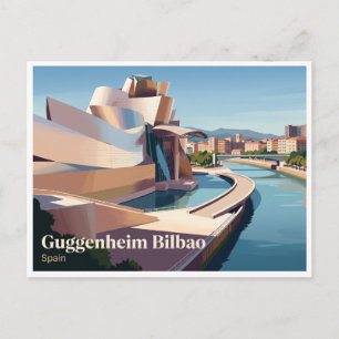 Postal Museo Guggenheim Bilbao España