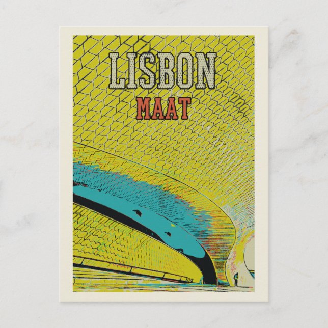 Postal Museo MAAT en Lisboa Portugal (Anverso)