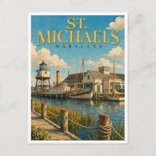 Postal Museo Marítimo de St. Michaels Maryland GeoSaga