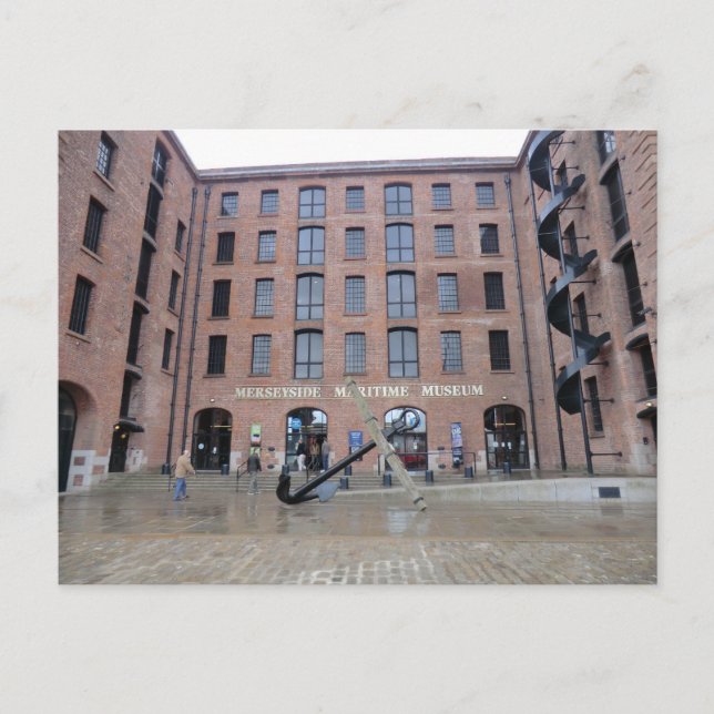 Postal Museo Marítimo Merseyside (Anverso)