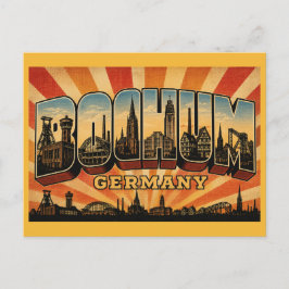 Postal Museo Minero de Bochum Alemania