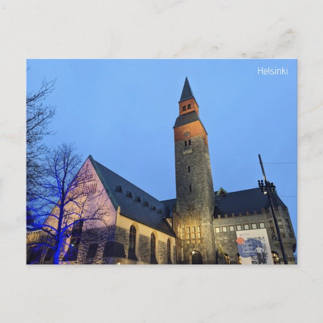 Postal Museo Nacional de Finlandia (Anverso)