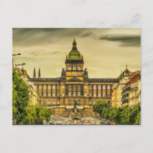 Postal Museo Nacional de Praga