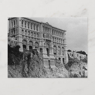 Postal Museo Oceanográfico de Mónaco Vintage