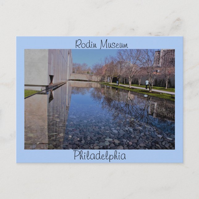 Postal Museo Rodin Filadelfia (Anverso)
