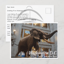 Postal Museo Smithsonian de Washington DC Historia nacion