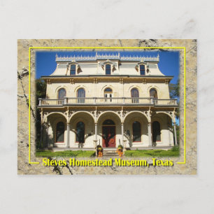 Postal Museo Steves Homestead, San Antonio, TX