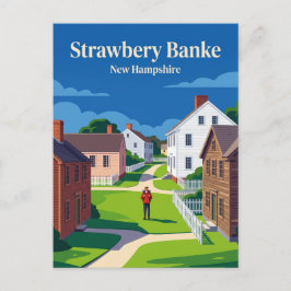 Postal Museo Strawbery Banke EE. UU.