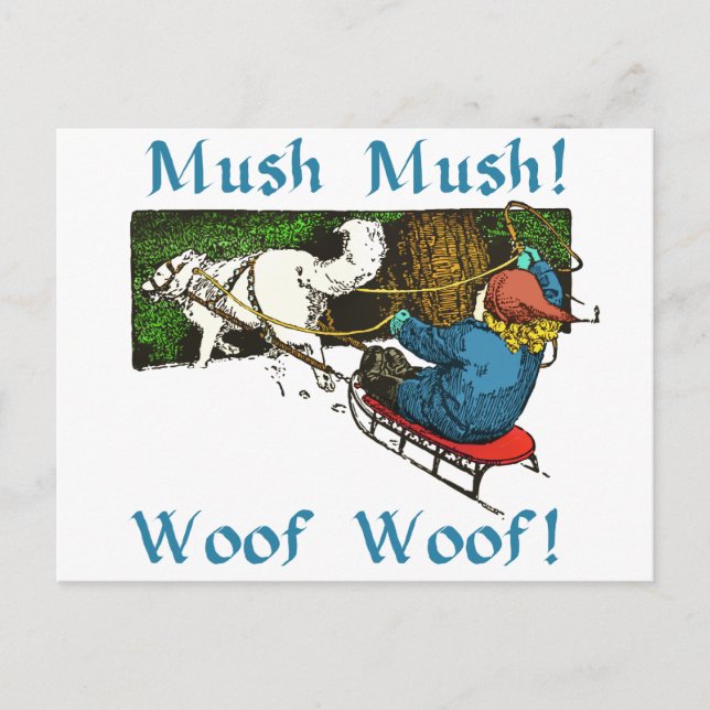 Postal Mush Mush Woof (Anverso)