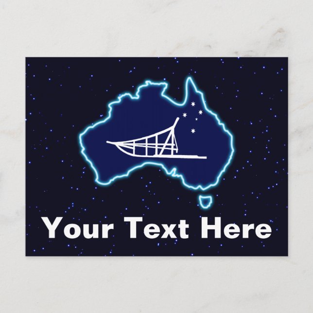 Postal Mushing Down Under (Anverso)