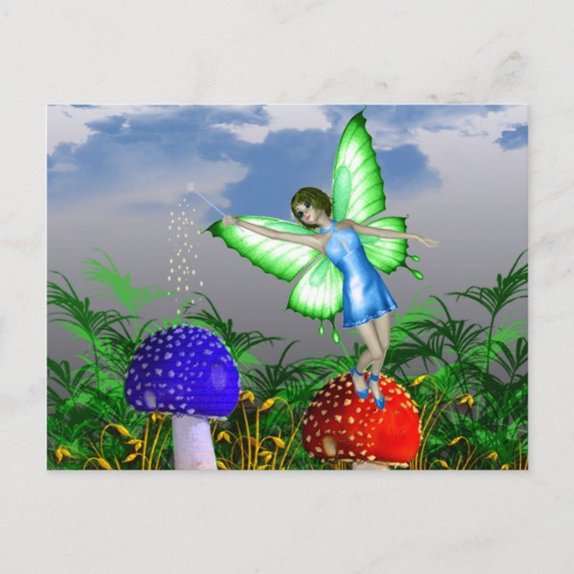 Postal Mushroom Fairy (Anverso)
