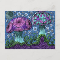Mushroom Galaxy Postcard