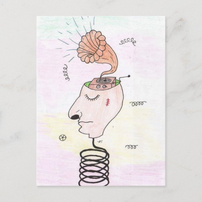 Postal Music in my head (Anverso)