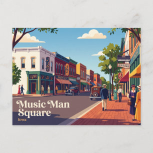 Postal Music Man Square, Mason City, Iowa, EE. UU.