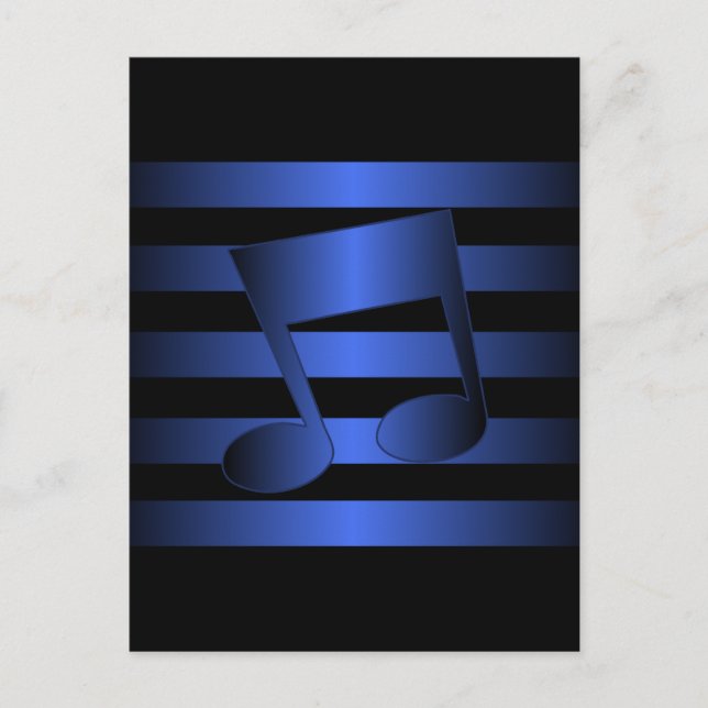 Postal música (Anverso)