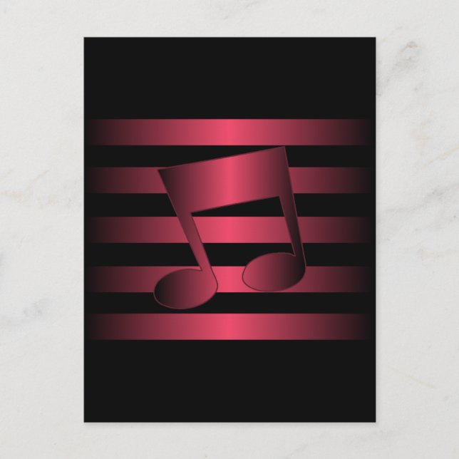Postal música (Anverso)