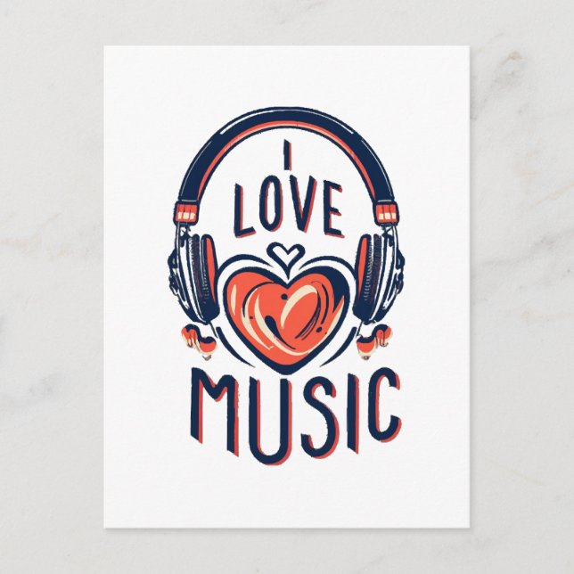 Postal música  (Anverso)
