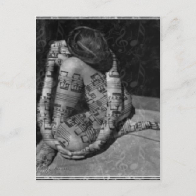 Postal música (Anverso)