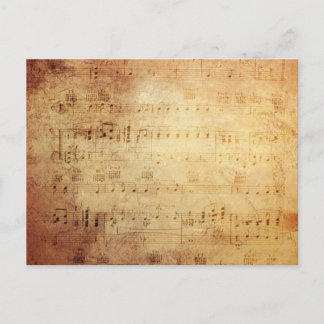 Postal Música antigua