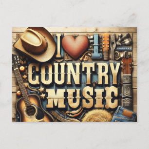 Postal Música country.
