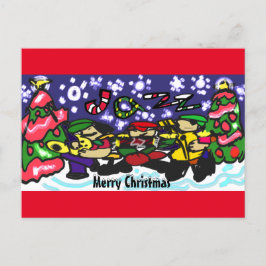 Postal Música de Feliz Navidad