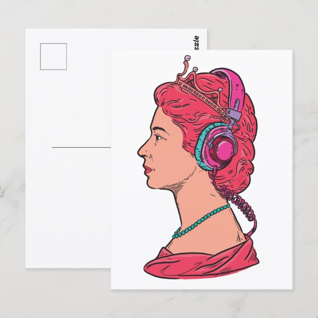 Postal Música de la Reina (Anverso / Reverso)