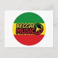 Música de reggae, arte de reggae con símbolo de pa