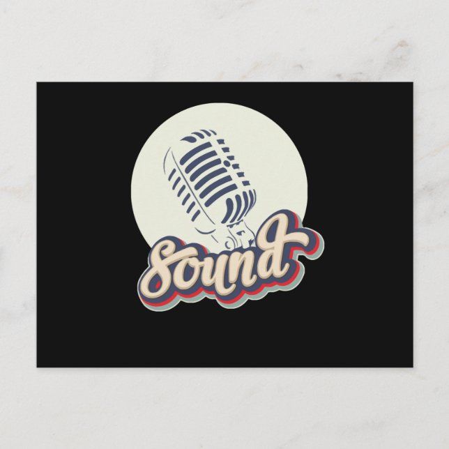 Postal Música de sonido (Anverso)