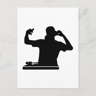 Postal Música del club DJ Turntables