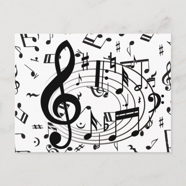 Postal Música del corazón_ (Anverso)