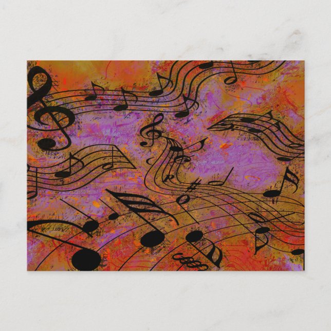 POSTAL MÚSICA EN EL AIRE (Anverso)