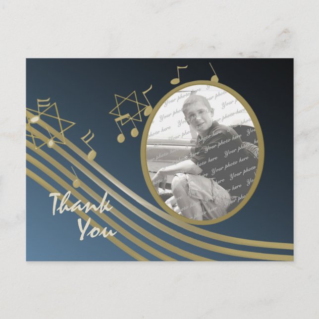 Postal Música en la foto aérea (Anverso)