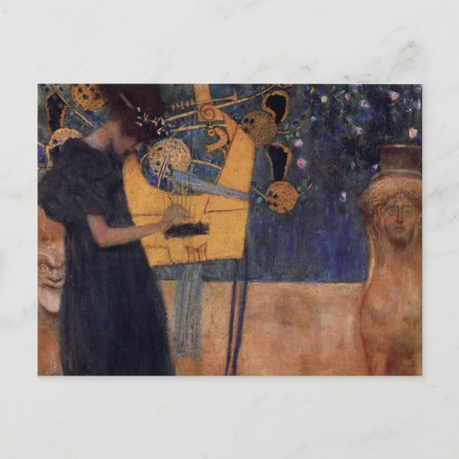 Postal Música: Gustav Klimt (Anverso)