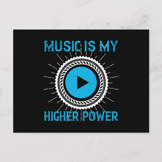 Postal Música - La Música Es Mi Poder Superior (Anverso)