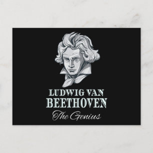 Postal Música - Ludwig Van Beethoven El genio