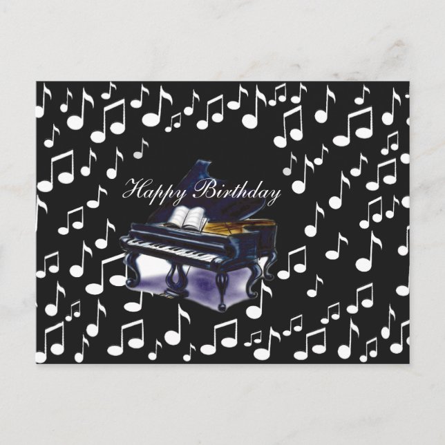 Postal Música piano_ (Anverso)