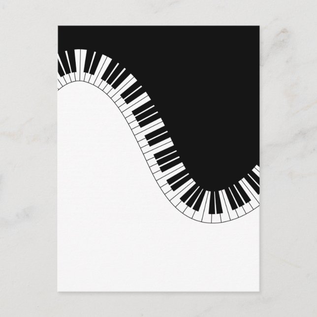 POSTAL MÚSICA PIANO (Anverso)