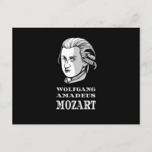 Postal Música: Retrato de Wolfgang Amadeus Mozart