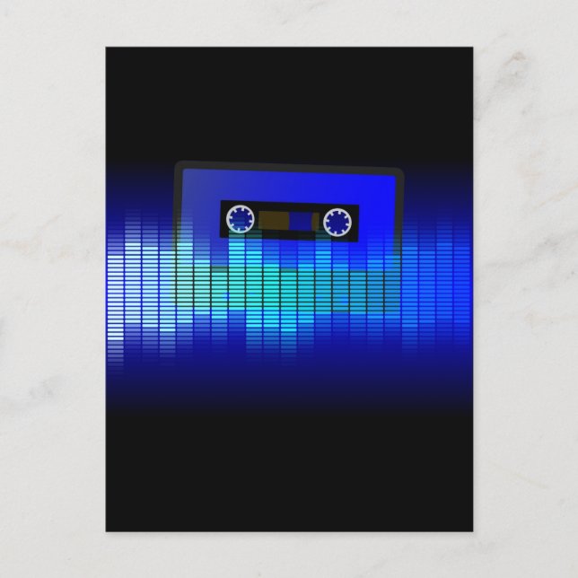 Postal Música retro (Anverso)